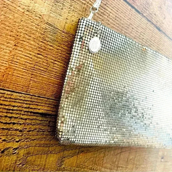 Whiting & Davis Mesh Metallic Vintage Purse - Picture 4 of 11